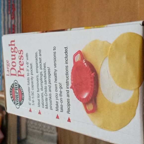 Norpro Large Dough Press for Turnovers Dumplings - Picture 3 of 4